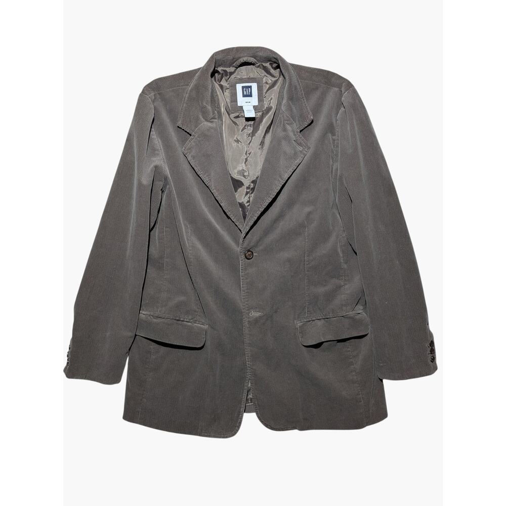 GAP Corduroy Blazer‎ Men’s XL Gray Taupe Sport Coat